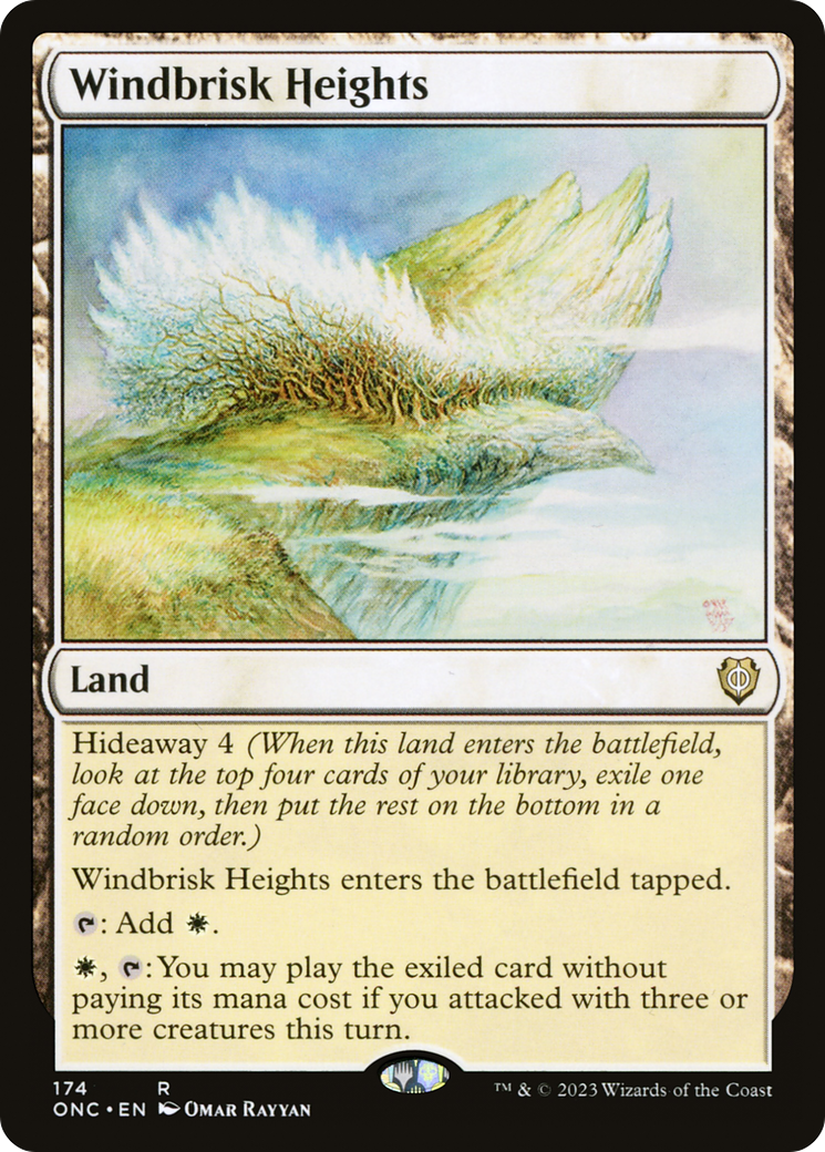 {R} Windbrisk Heights [Phyrexia: All Will Be One Commander][ONC 174]