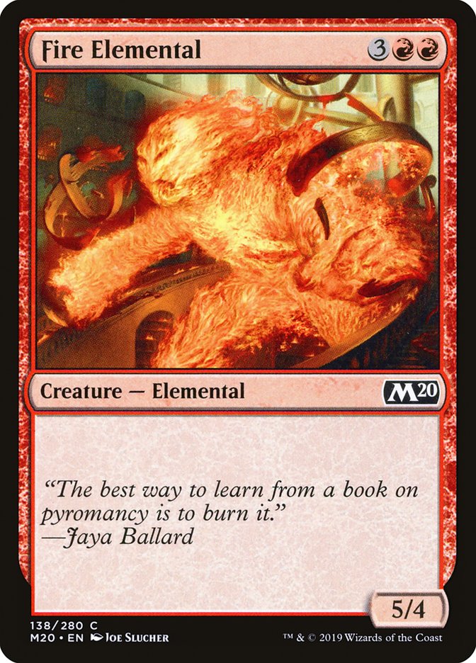 {C} Fire Elemental [Core Set 2020][M20 138]