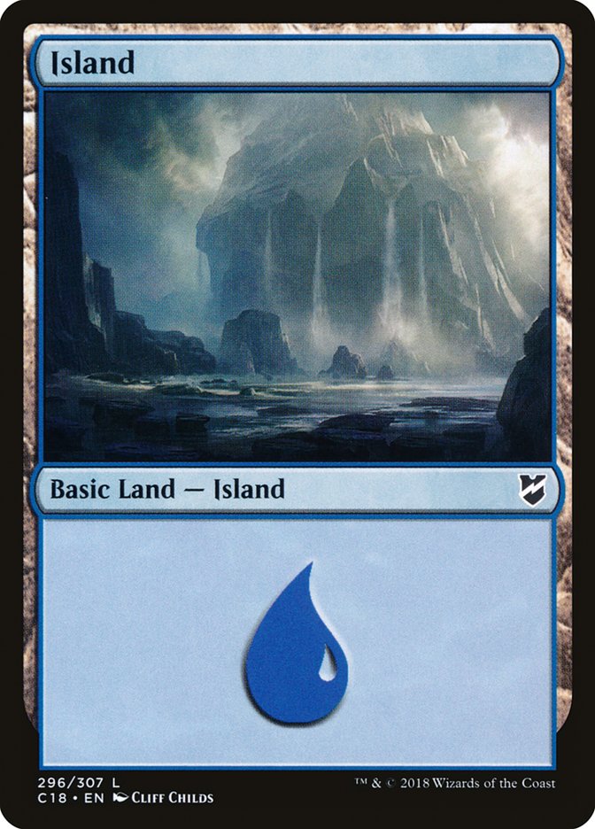 {B}[C18 296] Island (296) [Commander 2018]