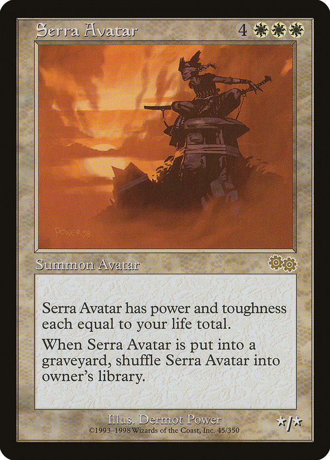 {R} Serra Avatar [Urza's Saga][USG 045]