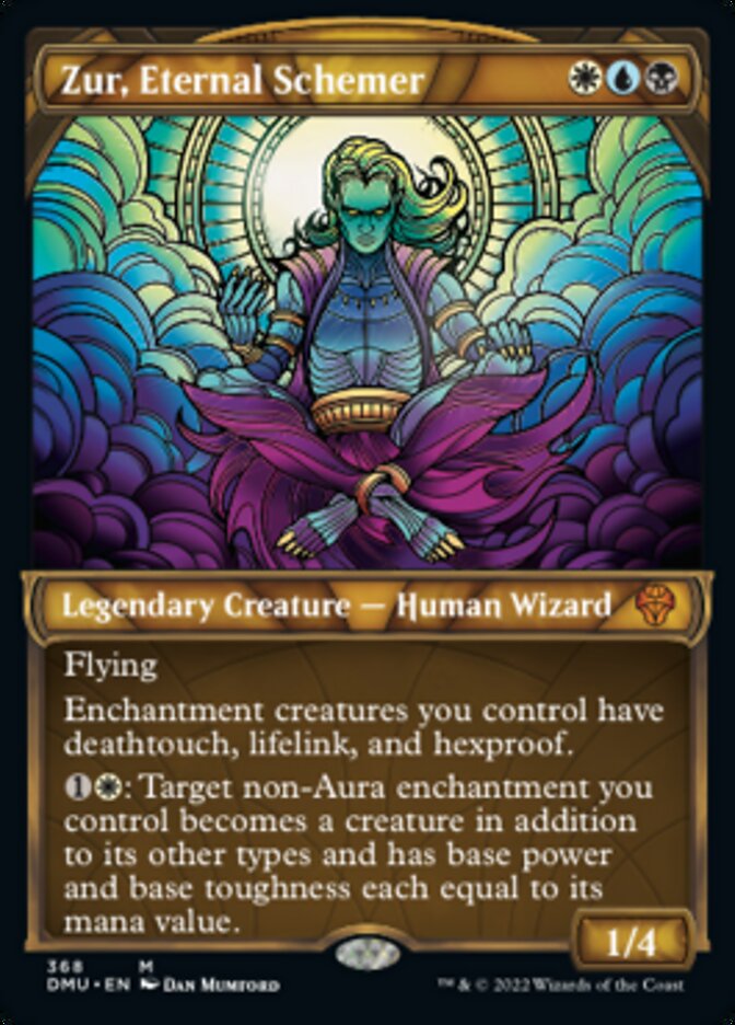 {@R} Zur, Eternal Schemer (Showcase Textured) [Dominaria United][DMU 368]