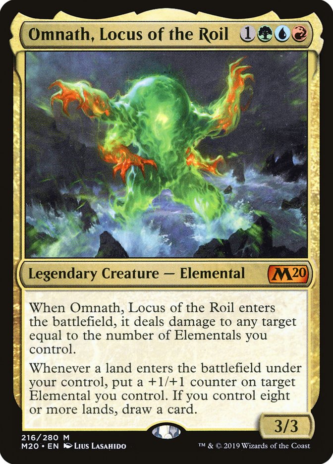 {R} Omnath, Locus of the Roil [Core Set 2020][M20 216]