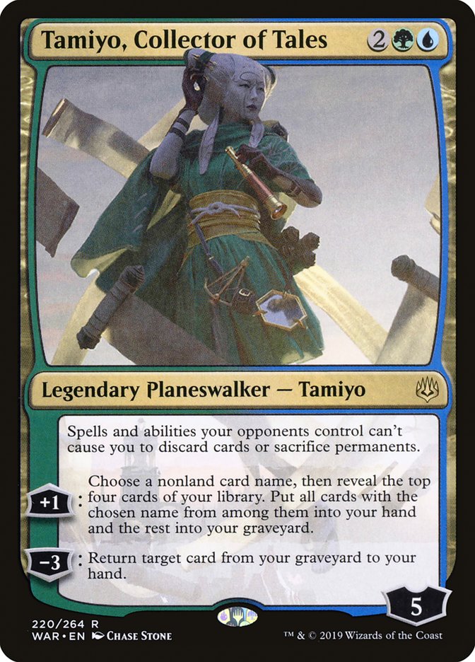 {R} Tamiyo, Collector of Tales [War of the Spark][WAR 220]