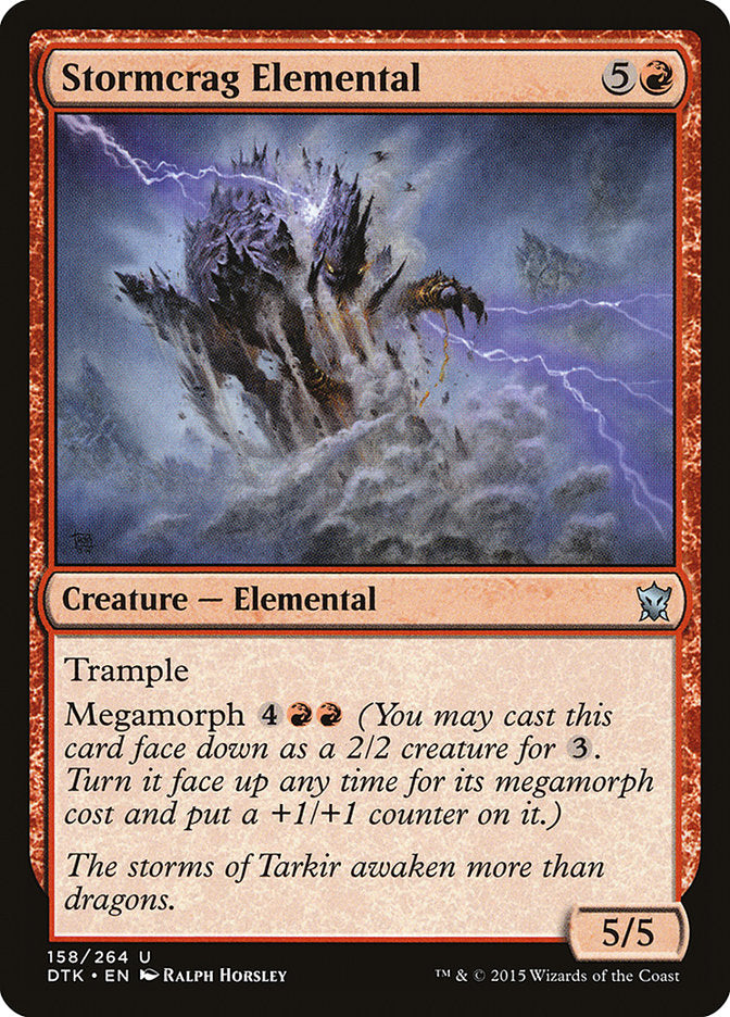 {C} Stormcrag Elemental [Dragons of Tarkir][DTK 158]