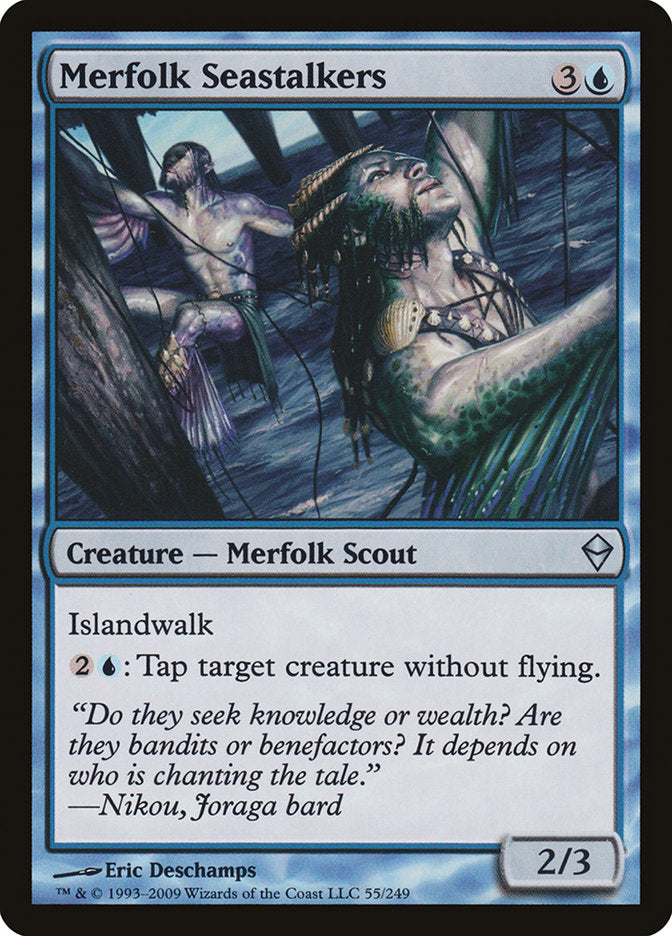 {C} Merfolk Seastalkers [Zendikar][ZEN 055]