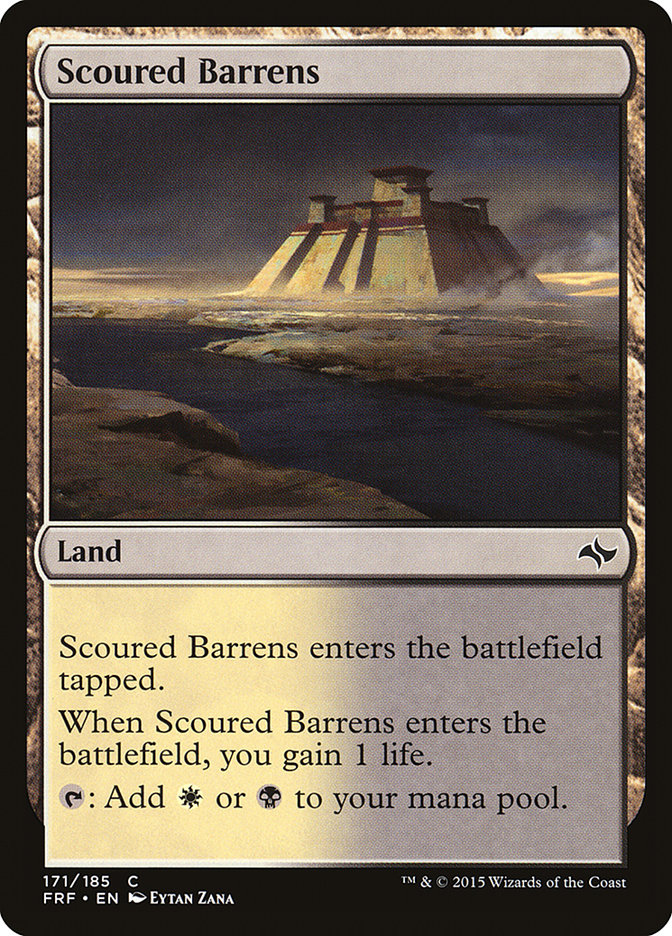 {C} Scoured Barrens [Fate Reforged][FRF 171]