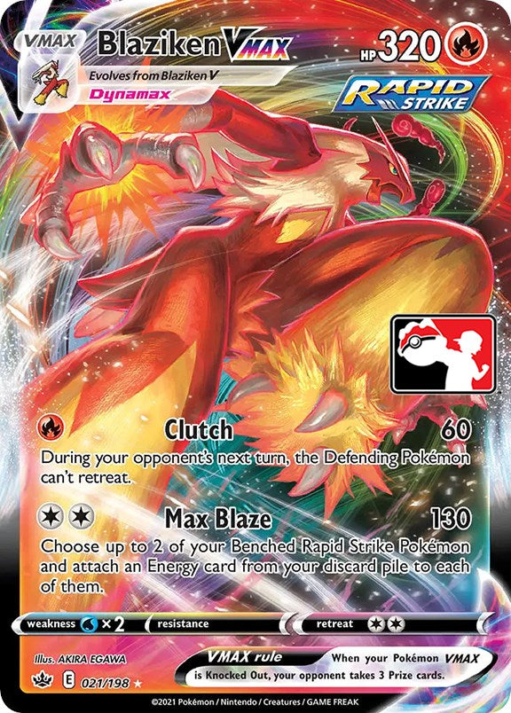 [PKM-R] Blaziken VMAX (021/198) [Prize Pack Series One]