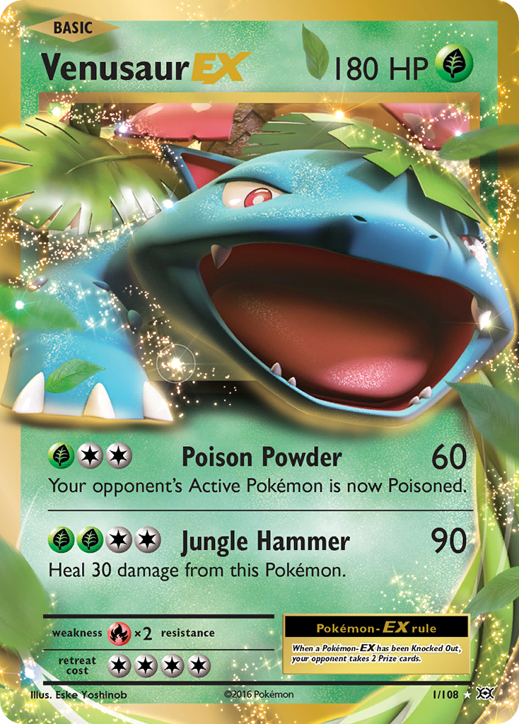 [PKM-R] Venusaur EX (1/108) [XY: Evolutions]