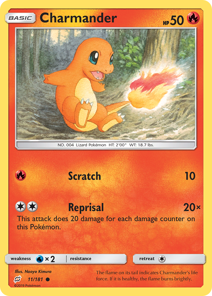 [PKM-C] Charmander (11/181) [Sun & Moon: Team Up]