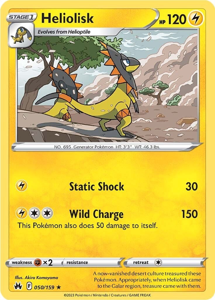 [PKM-R] Heliolisk (050/159) [Sword & Shield: Crown Zenith]