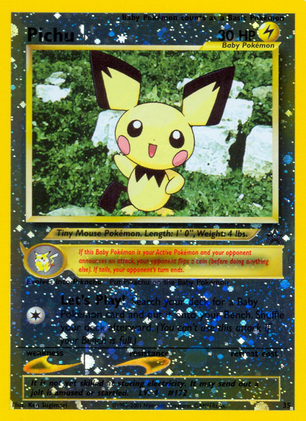 [PKM-R] Pichu (35) [Wizards of the Coast: Black Star Promos]