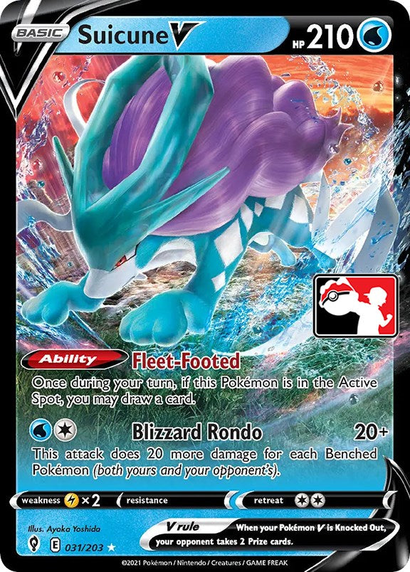 [PKM-R] Suicune V (031/203) [Prize Pack Series One]