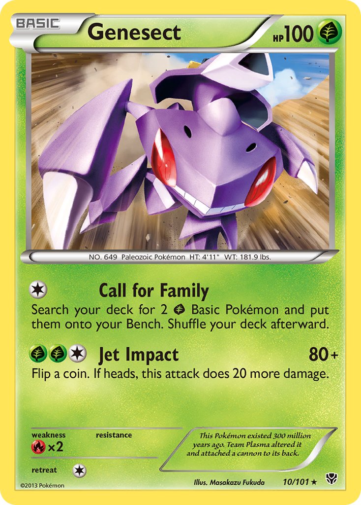 [PKM-R] Genesect (10/101) (Theme Deck Exclusive) [Black & White: Plasma Blast]