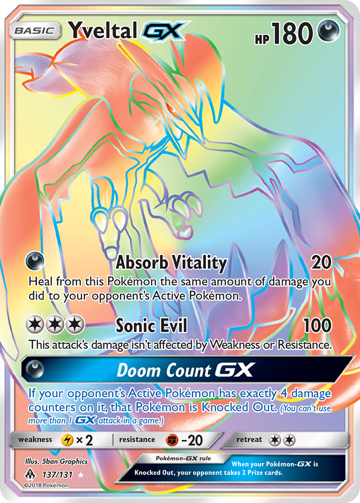 [PKM-R] Yveltal GX (137/131) [Sun & Moon: Forbidden Light]