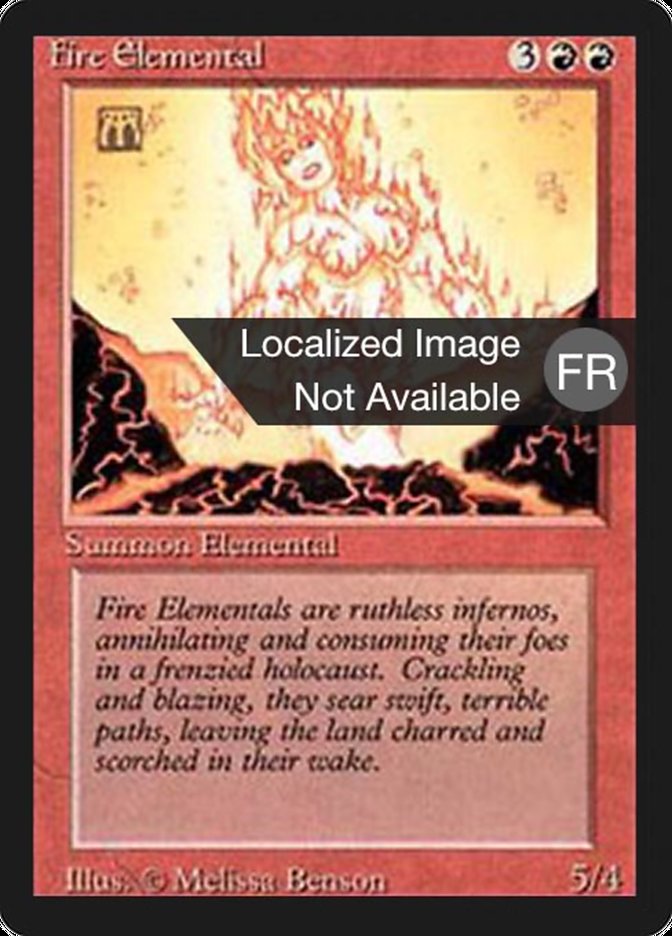 {F} Fire Elemental [Foreign Black Border][FBB 3ED 149]