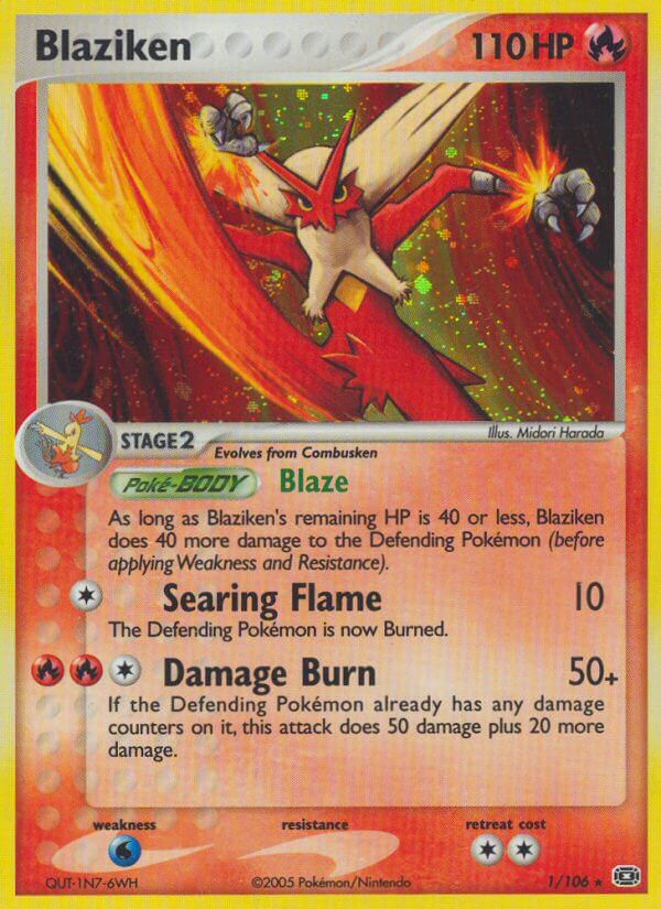 [PKM-R] Blaziken (1/106) (Theme Deck Exclusive) [EX: Emerald]