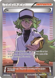 [TR] N (105a/124) (Alternate Art Promo) [XY: Fates Collide]