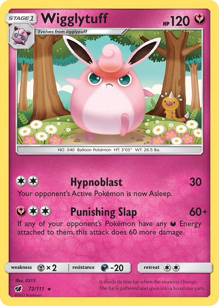 [PKM-R] Wigglytuff (72/111) [Sun & Moon: Crimson Invasion]