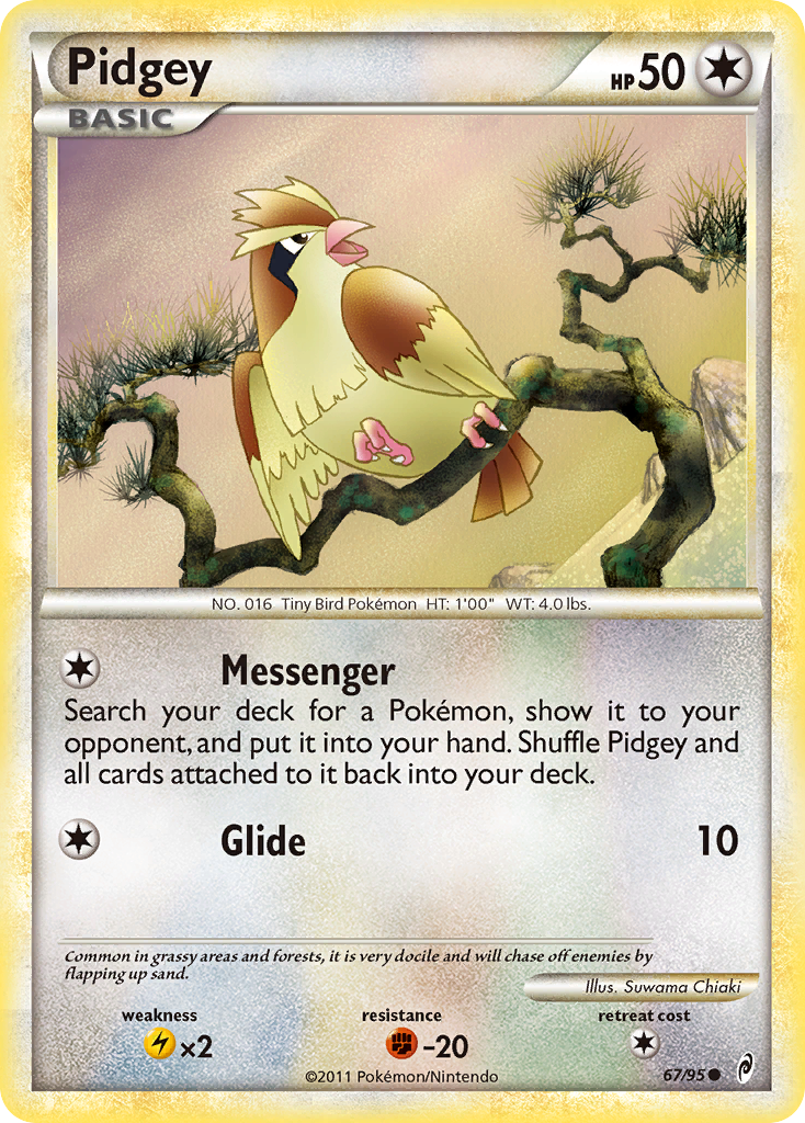 [PKM-C] Pidgey (67/95) [HeartGold & SoulSilver: Call of Legends]