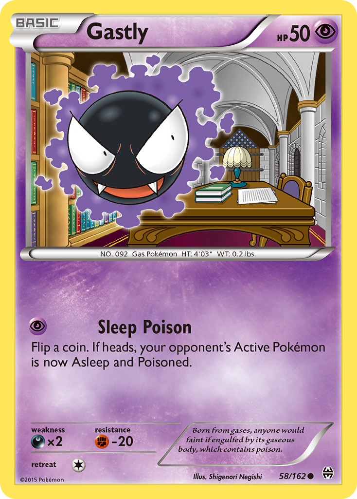 [PKM-C] Gastly (58/162) [XY: BREAKthrough]