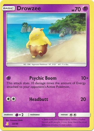 [PKM-R] Drowzee (22/30) [Sun & Moon: Trainer Kit - Alolan Raichu]