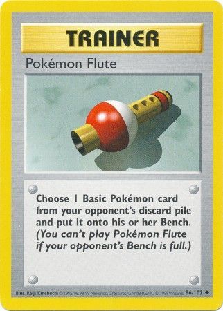 [TR] Pokemon Flute (86/102) [Base Set Shadowless Unlimited]