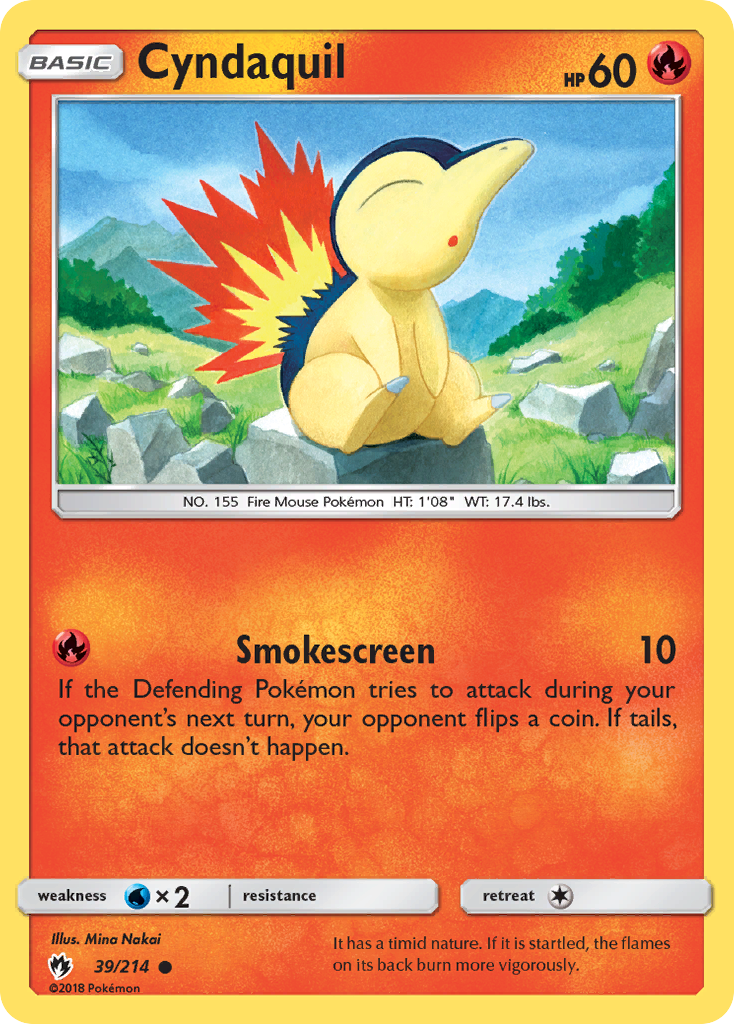 [PKM-C] Cyndaquil (39/214) [Sun & Moon: Lost Thunder]