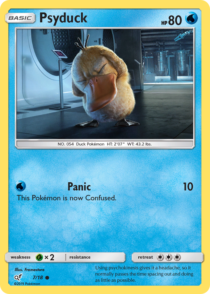 [PKM-C] Psyduck (7/18) [Sun & Moon: Detective Pikachu]