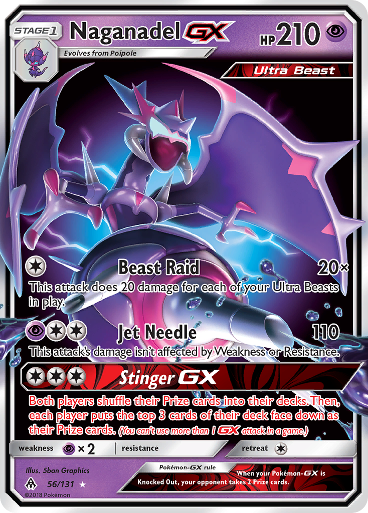 [PKM-R] Naganadel GX (56/131) [Sun & Moon: Forbidden Light]