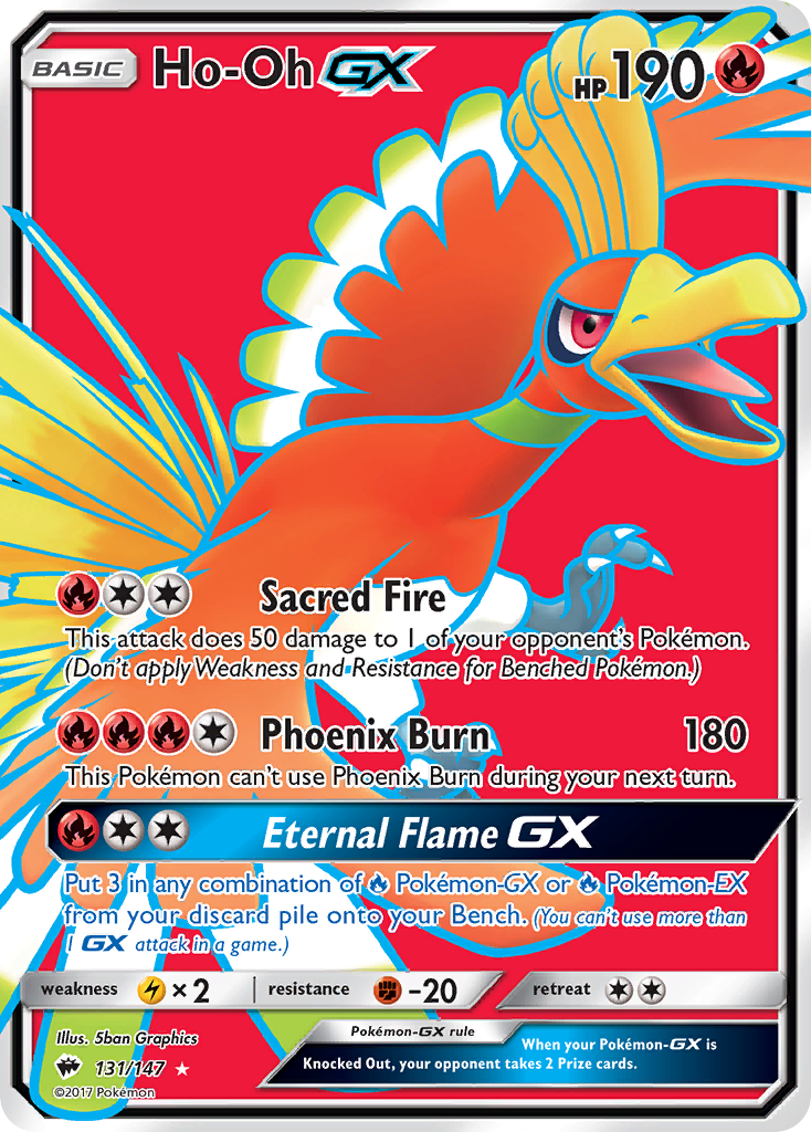 [PKM-R] Ho-Oh GX (131/147) [Sun & Moon: Burning Shadows]