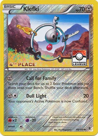 [PKM-R] Klefki (66/119) (League Promo 4th Place) [XY: Phantom Forces]