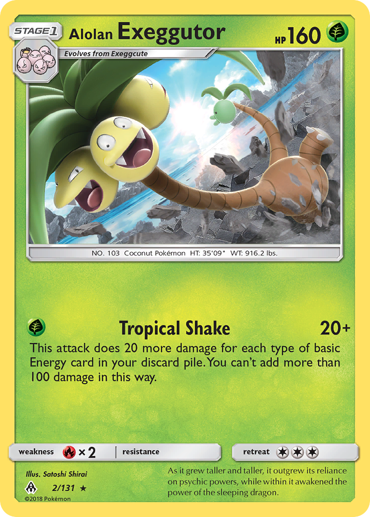 [PKM-R] Alolan Exeggutor (2/131) [Sun & Moon: Forbidden Light]