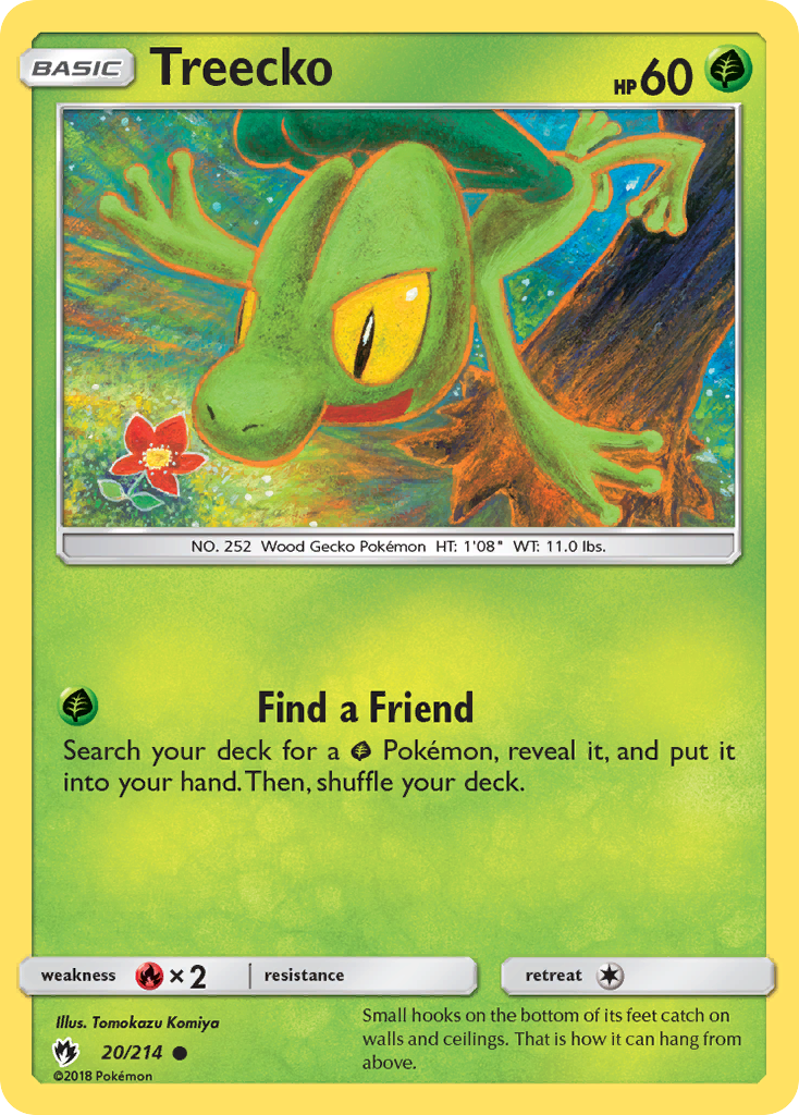 [PKM-C] Treecko (20/214) [Sun & Moon: Lost Thunder]