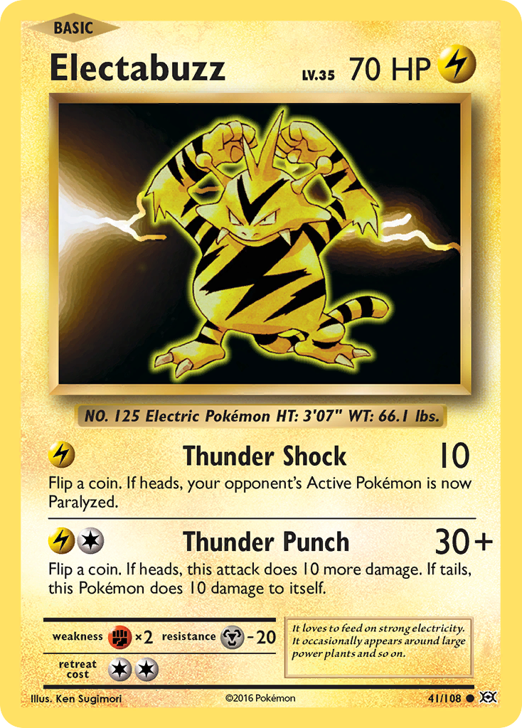 [PKM-C] Electabuzz (41/108) [XY: Evolutions]