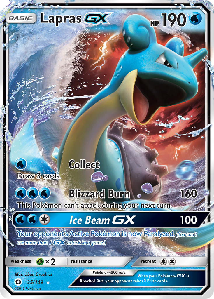 [PKM-R] Lapras GX (35/149) [Sun & Moon: Base Set]