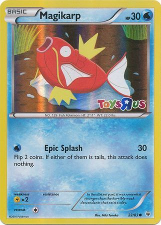 [PKM-R] Magikarp (22/83) (Toys R Us Promo) [XY: Generations]