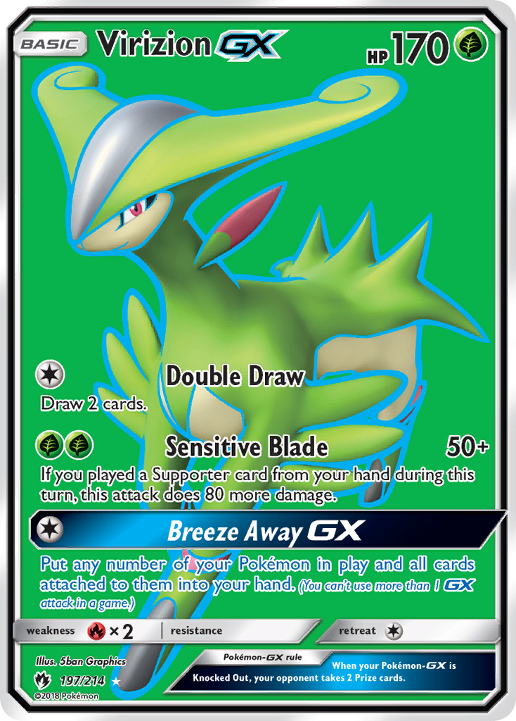 [PKM-R] Virizion GX (197/214) [Sun & Moon: Lost Thunder]