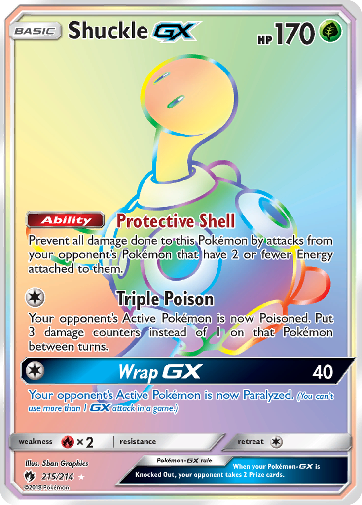 [PKM-R] Shuckle GX (215/214) [Sun & Moon: Lost Thunder]