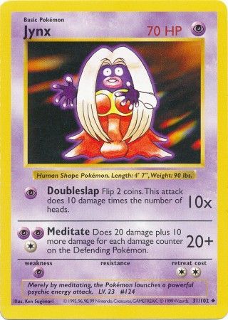 [PKM-C] Jynx (31/102) [Base Set Shadowless Unlimited]