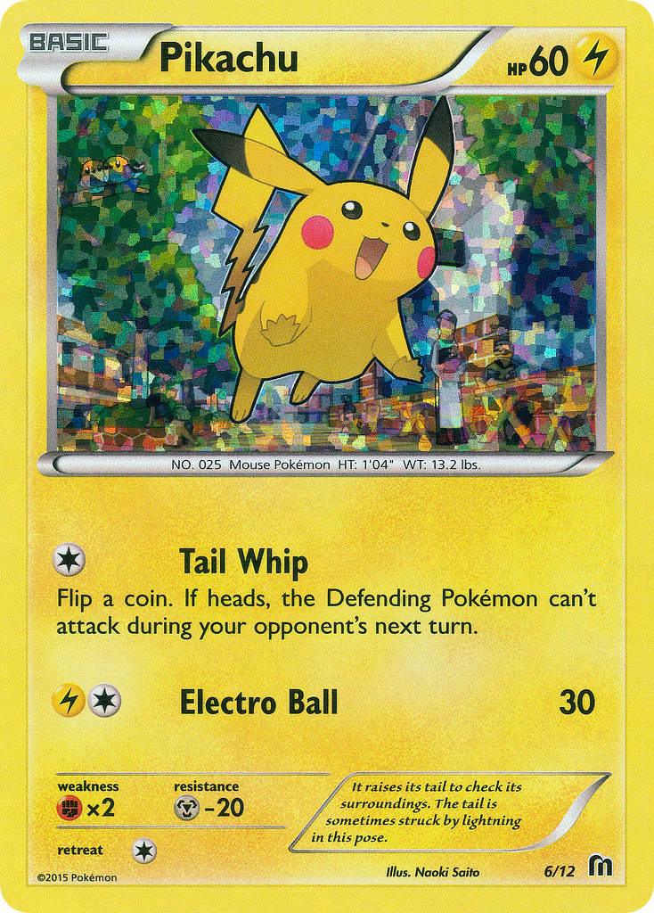 [PKM-R] Pikachu (6/12) [McDonald's Promos: 2015 Collection]