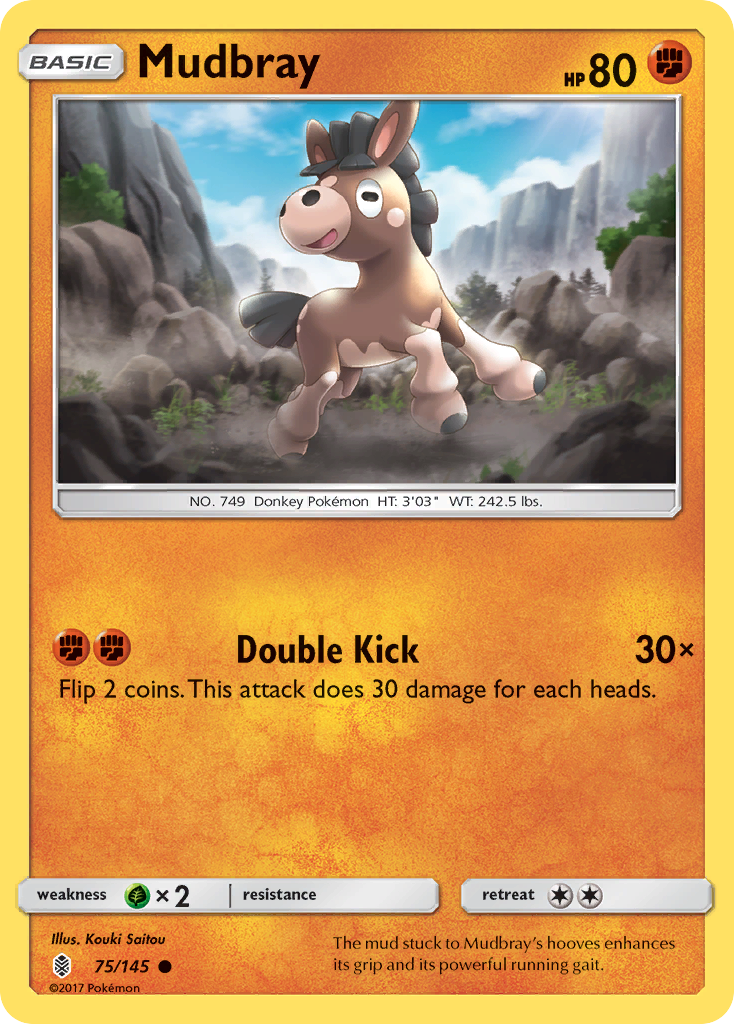 [PKM-C] Mudbray (75/145) [Sun & Moon: Guardians Rising]