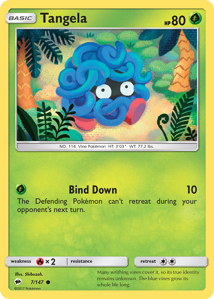 [PKM-C] Tangela (7/147) [Sun & Moon: Burning Shadows]