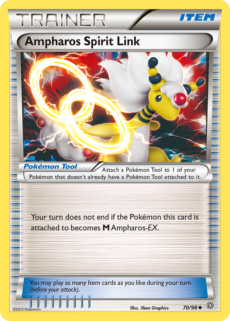 [TR] Ampharos Spirit Link (70/98) [XY: Ancient Origins]