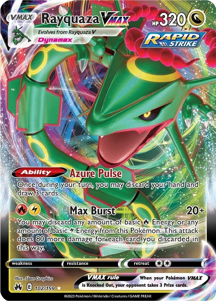 [PKM-R] Rayquaza VMAX (102/159) (102) [Sword & Shield: Crown Zenith]