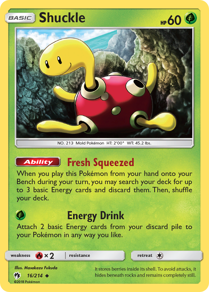 [PKM-C] Shuckle (16/214) [Sun & Moon: Lost Thunder]