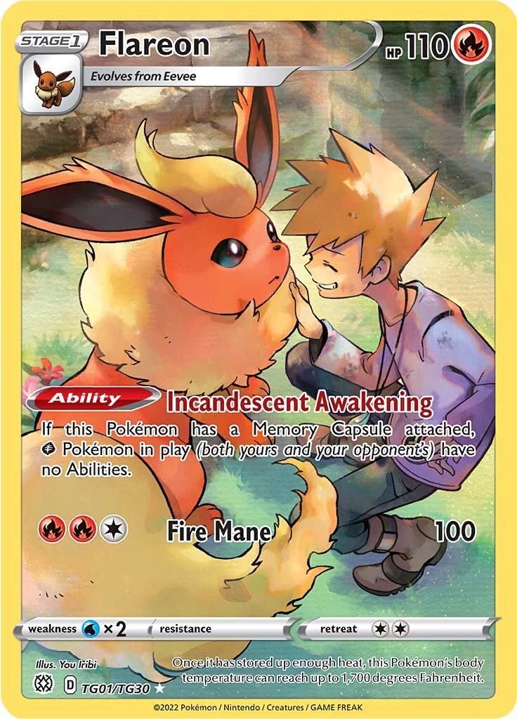 [PKM-R] Flareon (TG01/TG30) [Sword & Shield: Brilliant Stars]