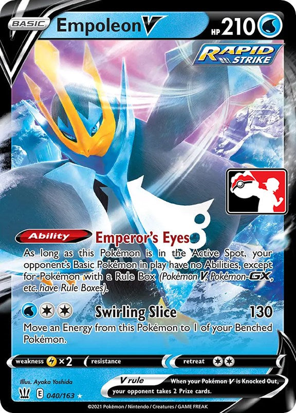 [PKM-R] Empoleon V (040/163) [Prize Pack Series One]