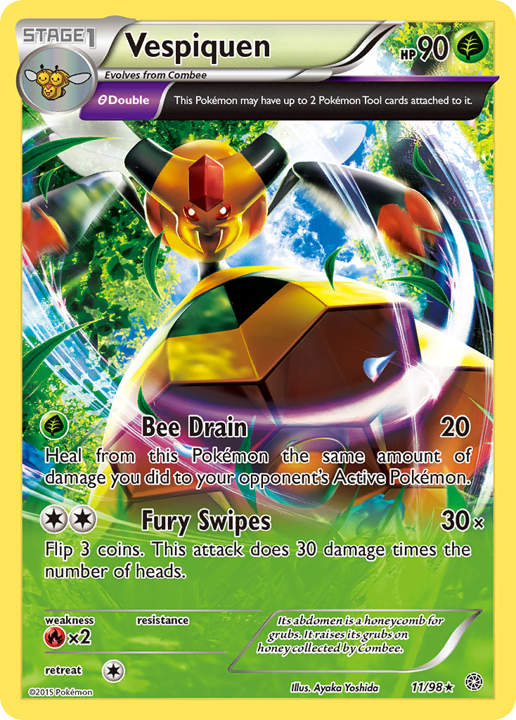 [PKM-R] Vespiquen (11/98) [XY: Ancient Origins]