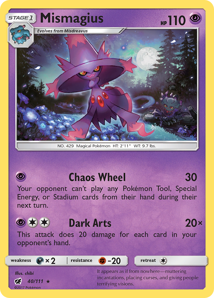 [PKM-R] Mismagius (40/111) [Sun & Moon: Crimson Invasion]