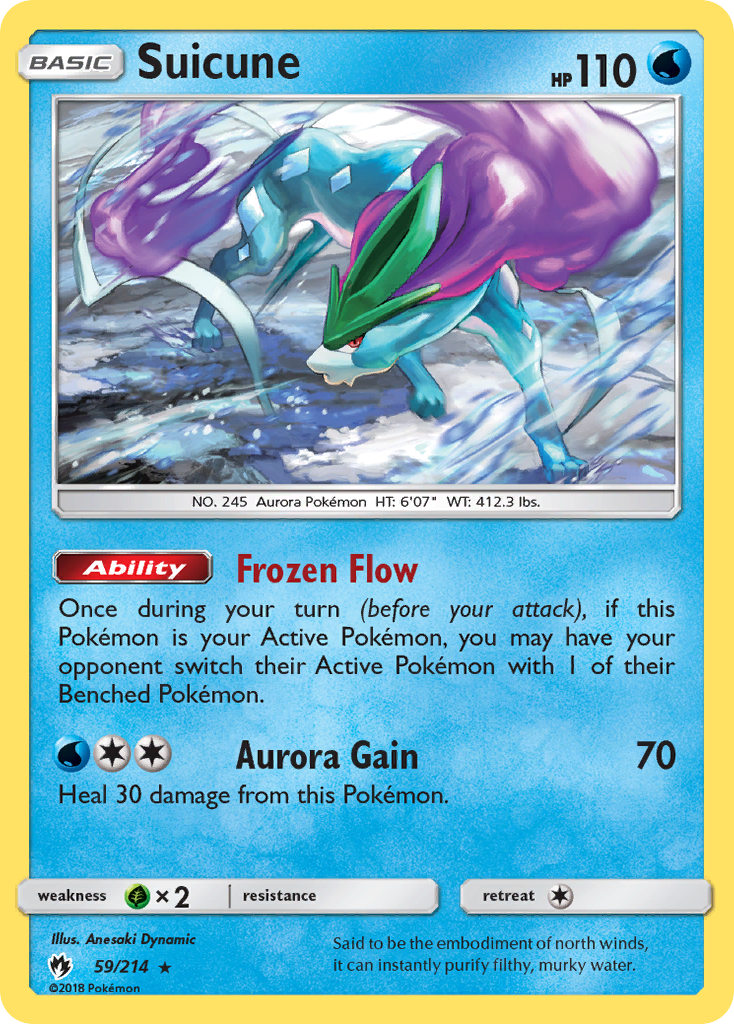 [PKM-R] Suicune (59/214) [Sun & Moon: Lost Thunder]